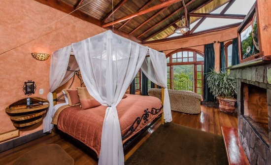 Monarch Villa Master Bedroom at Peace Lodge