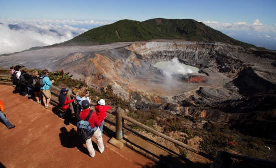 Poas Volcano viewpoint