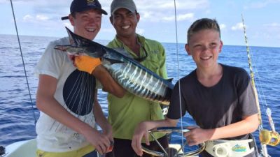 Half-Day Sport Fishing South Pacific wahoo
