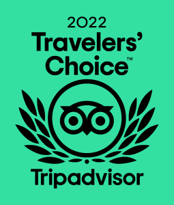 2022 Travelers' Choice Award, from Tripadvisor.