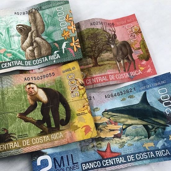Costa Rica currency colones @dereizigers