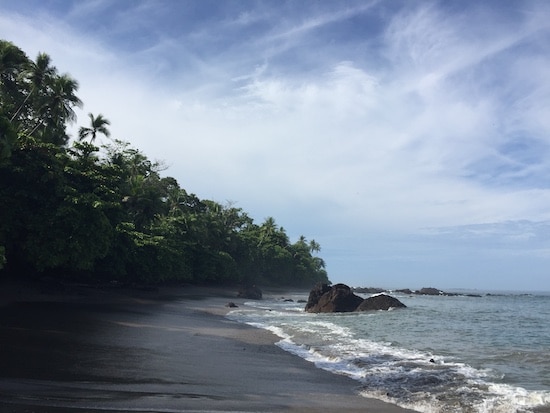 Corcovado National Park Beach from Drake Bay