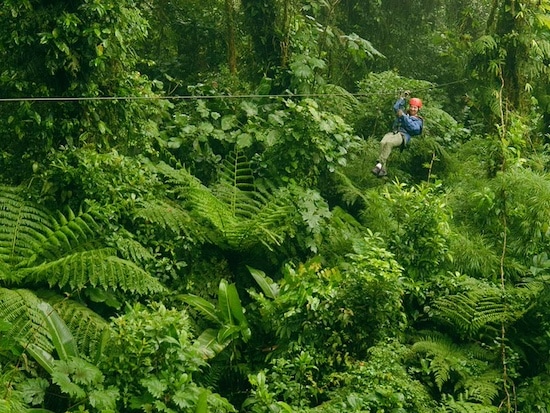 Costa Rica in December Zipline