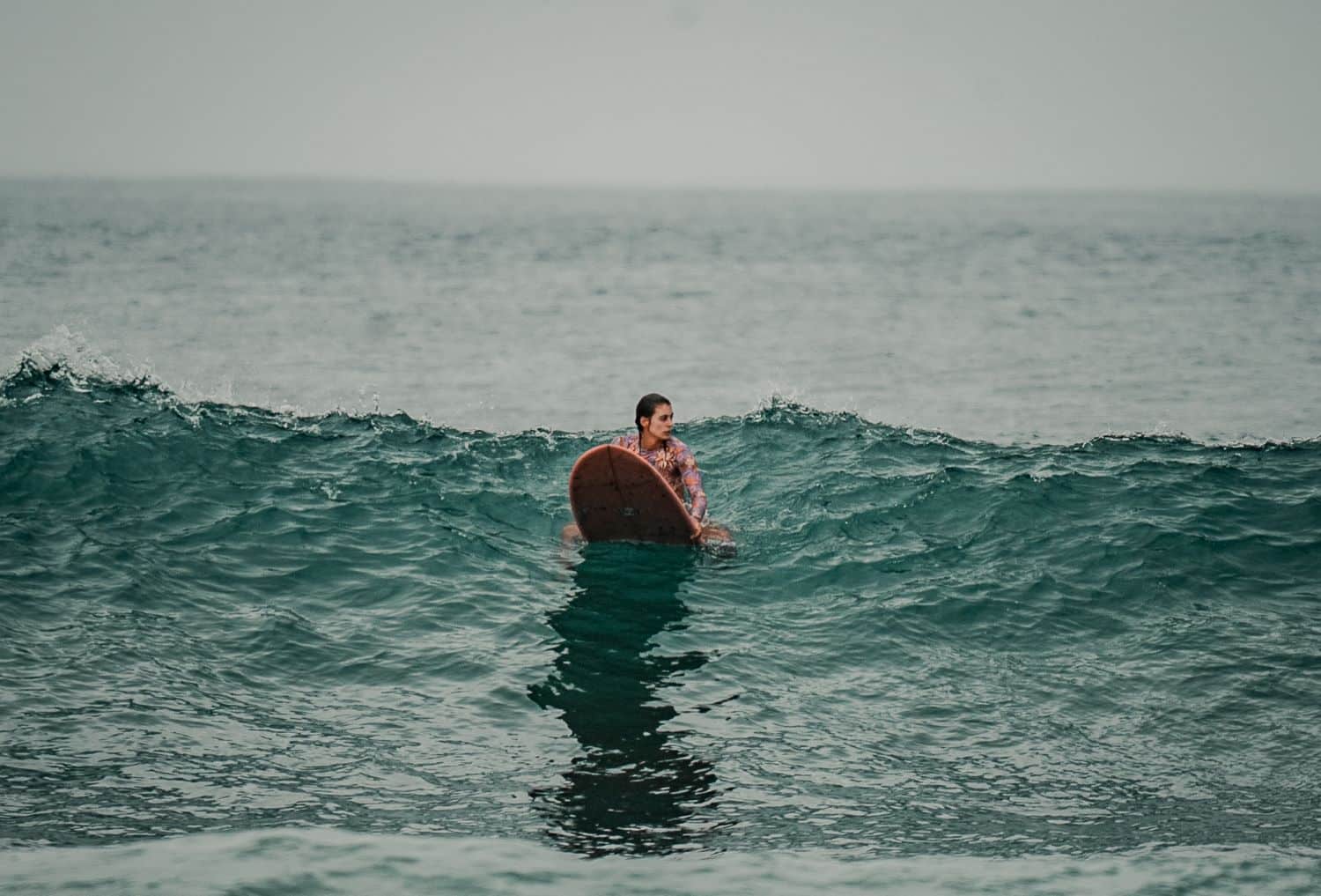 Surfing at Playa Sombrero Beach